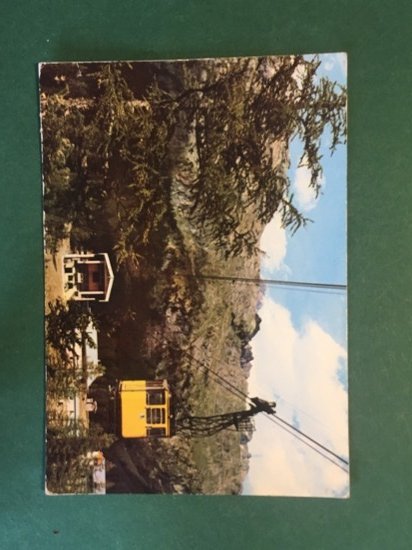 Cartolina Chiesa Valmalenco - Funivia del Lago ali - Stazione …