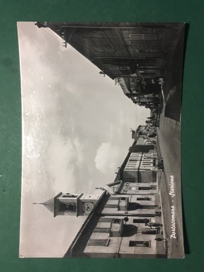 Cartolina Portocomaro - Stazione - 1955