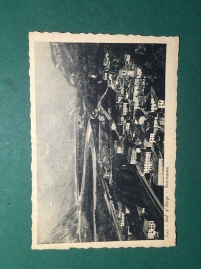 Cartolina Peri - Val d'Adige - Panorama - 1930