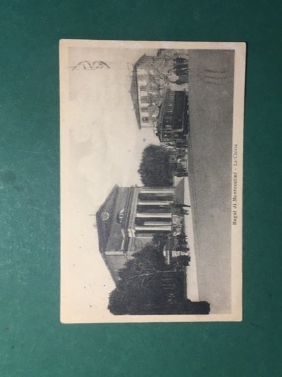 Cartolina Bagni di Montecatini - La Chiesa - 1922