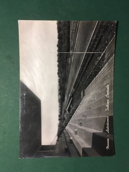 Cartolina Monza - Autodromo - Tribuna Centrale - 1951