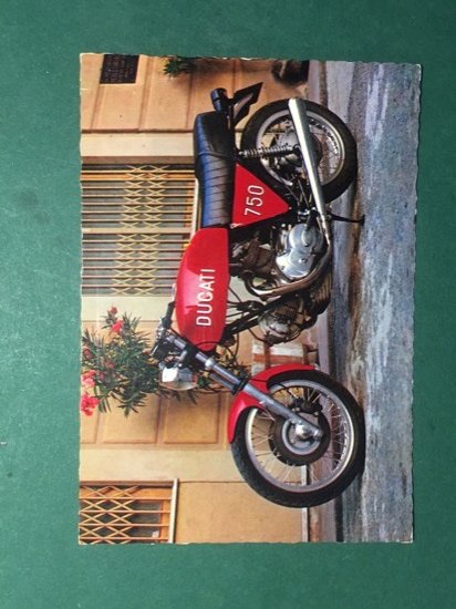Cartolina Ducati 750 - 2 Cil - 195 Kmh - …