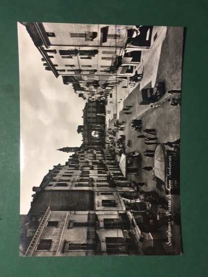 Cartolina Savigliano - Piazza Santone Santarosa - 1959