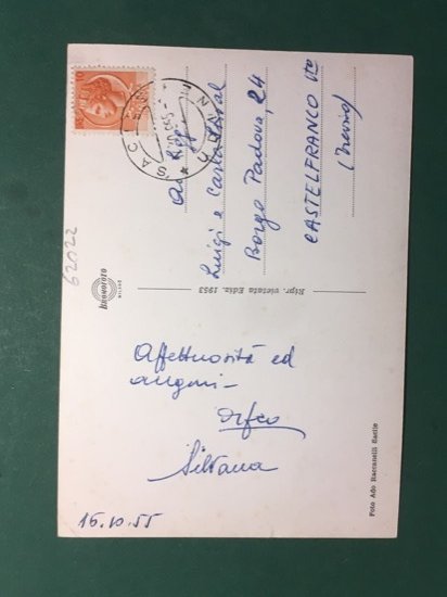 Cartolina Sacile - Piazza del Popolo - Passa la Garibaldi …