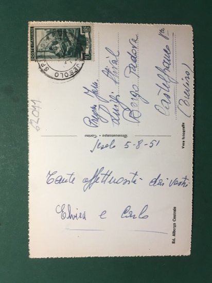 Cartolina Lido di Jesolo - Venezia + 1951