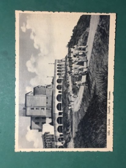 Cartolina Villa e Durres - Castello di Durazzo - 1959