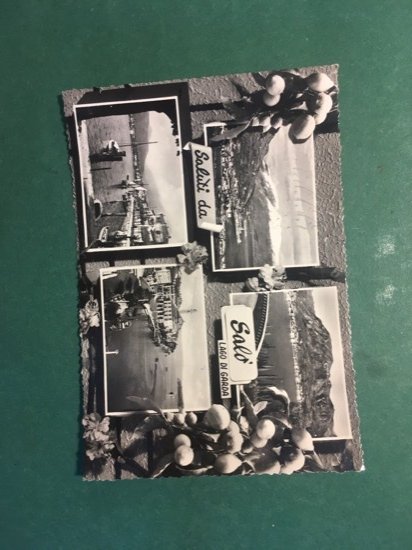 Cartolina Saluti da Salò - Lago Di Garda - 1953