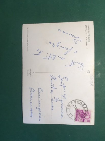 Cartolina Costumi Friulani - Gorizia - Il Castello - 1961
