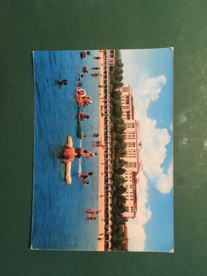 Cartolina Venezia Lido - Hotel Des Bains e Spiaggia - …