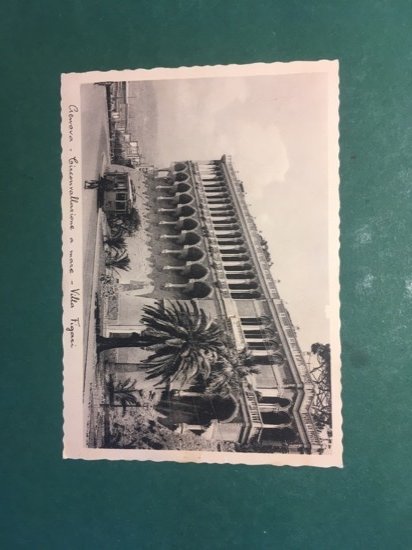 Cartolina Genova - Circonvallazione a Mare Villa Figari - 1934