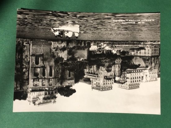 Cartolina Sorrento - Alberghi Vittoria e Terrazza - 1950