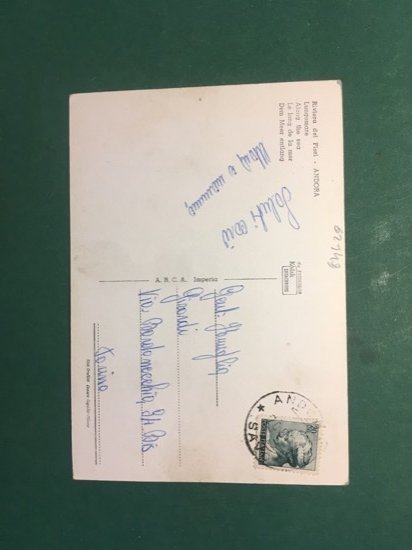 Cartolina Rivera Dei Fiori - Andora - Lungomare - 1970