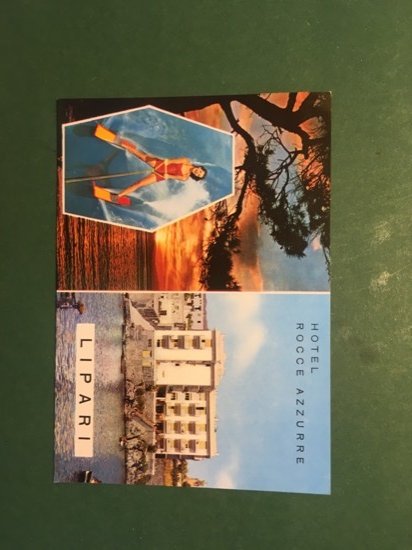 Cartolina Hotel Rocce Azzurre - Lipari - 1968