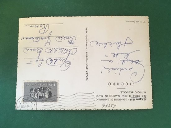 Cartolina Anzio - Santuario Nazionale di S. Teresa del Bambin …