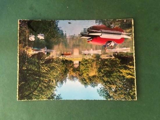 Cartolina Monza - Il Laghetto Della Villa Reale - 1965