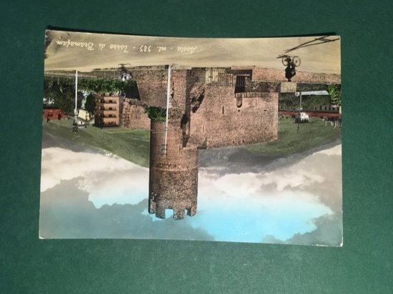 Cartolina Aosta - Torre di Bramafam - 1963