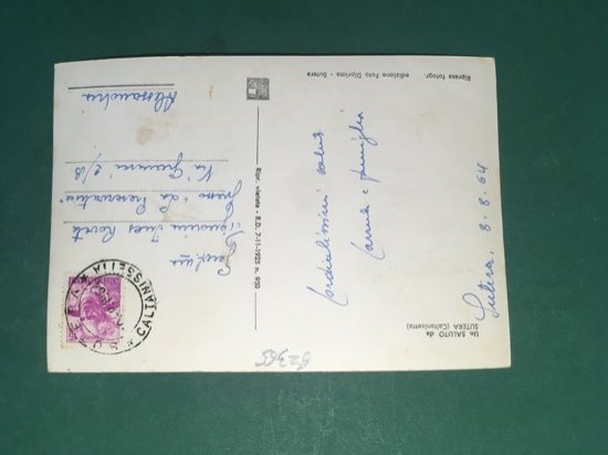 Cartolina Un Saluto Da Sutera - 1961