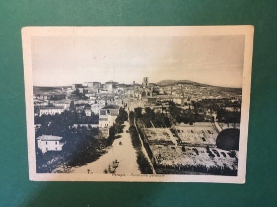 Cartolina Perugia - Panorama Generale - 1960 ca.