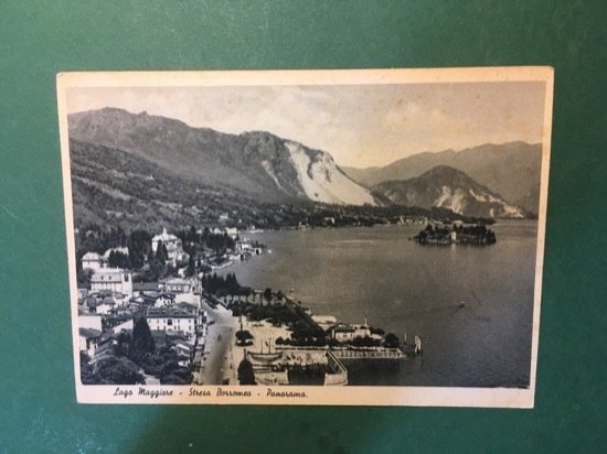 Cartolina Lago Maggiore - Stresa Borromeo - Panorama - 1920 …