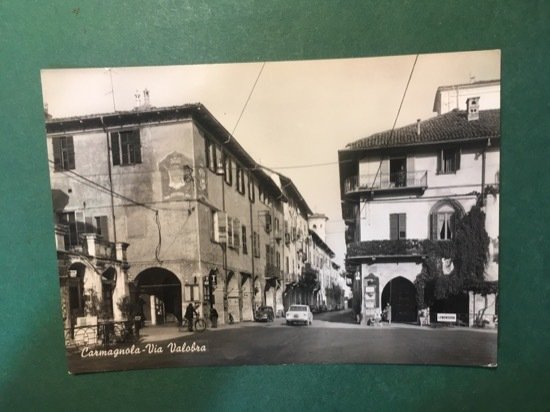 Cartolina Carmagnola - Via Valbrona - 1960 ca.