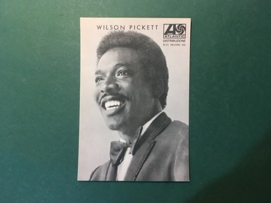 Cartolina Wilson Pickett - 1960 ca.