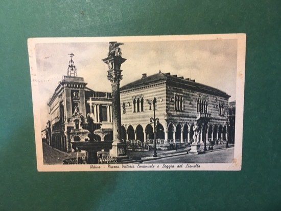 Cartolina Udine - Piazza Vittorio Emanuele e Loggia del Lionello … | Immagine principale