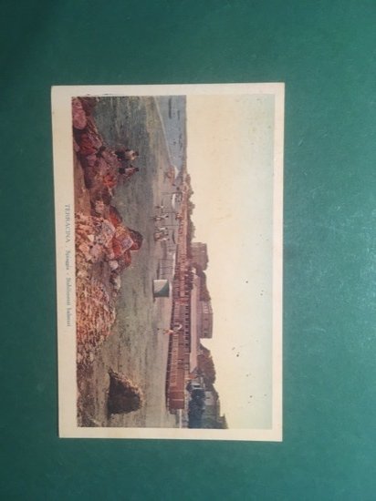 Cartolina Terracina - Spiaggia - Stabilimento Balneari - 1930