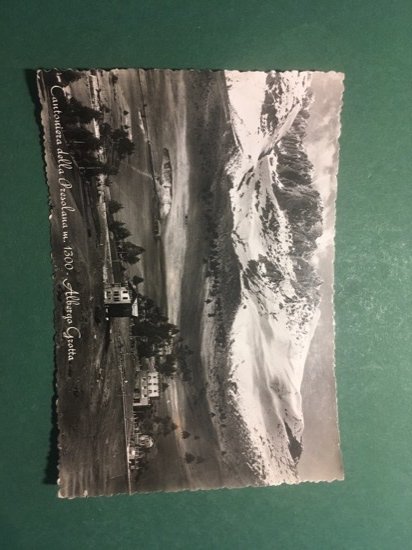 Cartolina Cantoniera della Presolzna - Albergo Grotta - 1954