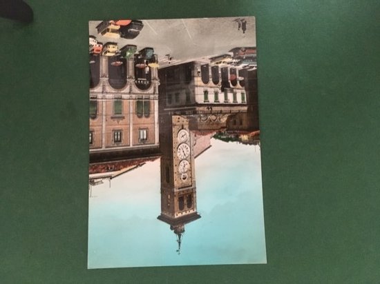 Cartolina Tolentino - Piazza della Libertà - Torre degli Orologi …