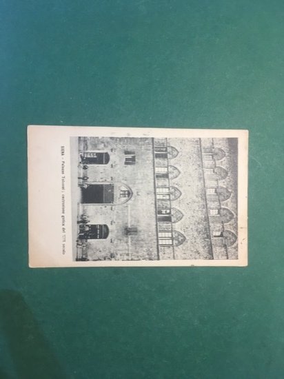 Cartolina Siena - Palazzo Tolomeo - Costruzione Gotica - 1925