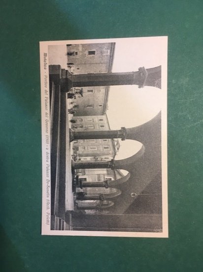 Cartolina Matelica - Portico del Palazzo del Governo - 1931