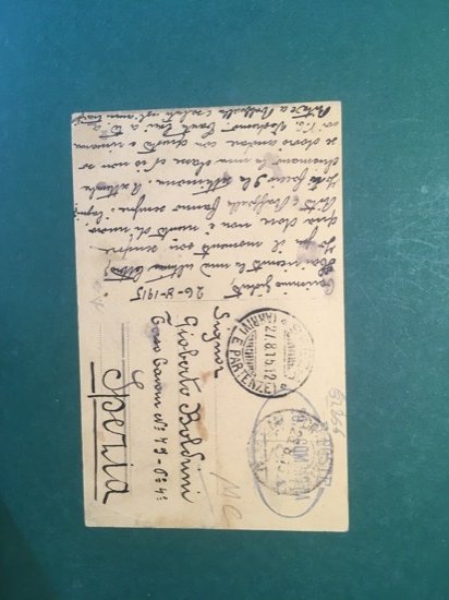Cartolina Porto Civitanova - Piazza XX Settembre - 1915
