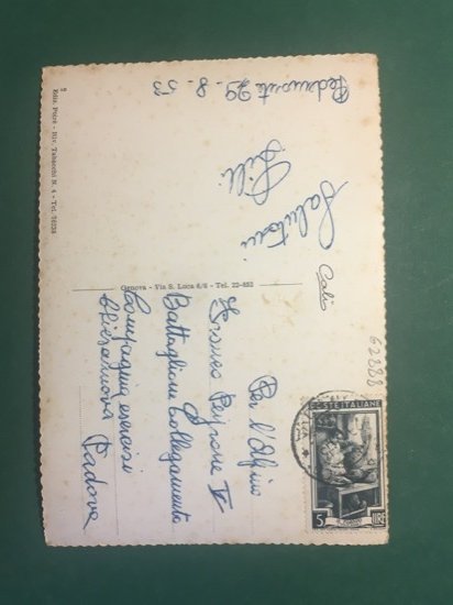 Cartolina Pedemontane di Serra Ricco - Panorama - 1953