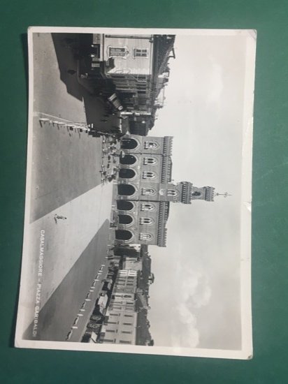 Cartolina Casalmaggiore - Piazza Garibaldi - 1951