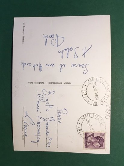 Cartolina Saluti da Lizzano Pistoiese - 1962