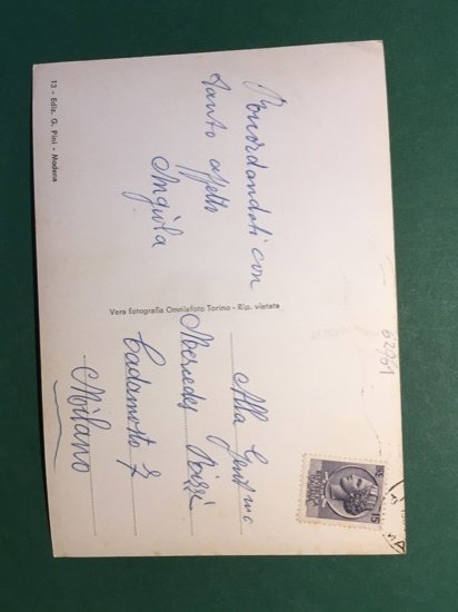 Cartolina Fidenza - Parma - Municipio - 1965