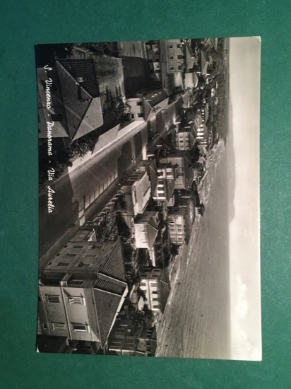 Cartolina S. Vincenzo - Panorama - Via Aurelia - 1954