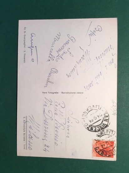 Cartolina S. Vincenzo - Panorama - Via Aurelia - 1954