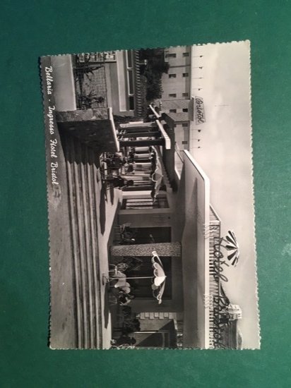 Cartolina Bellaria - Ingresso Hotel Bristol - 1962