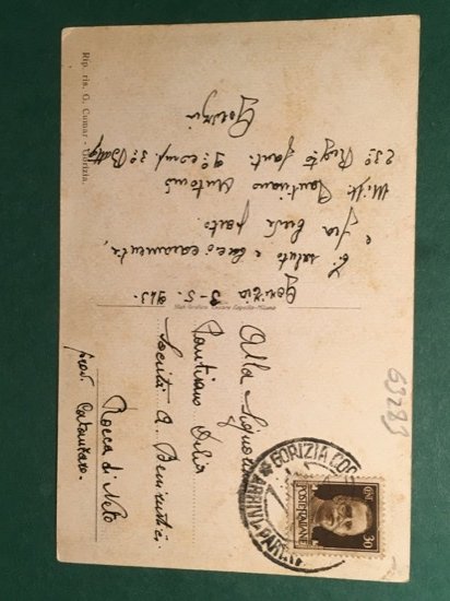 Cartolina Gorizia - Ossario di Oslavia - 1943