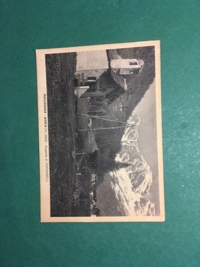 Cartolina Macugnaga - Borca - Cappella di Fornarelli - 1930