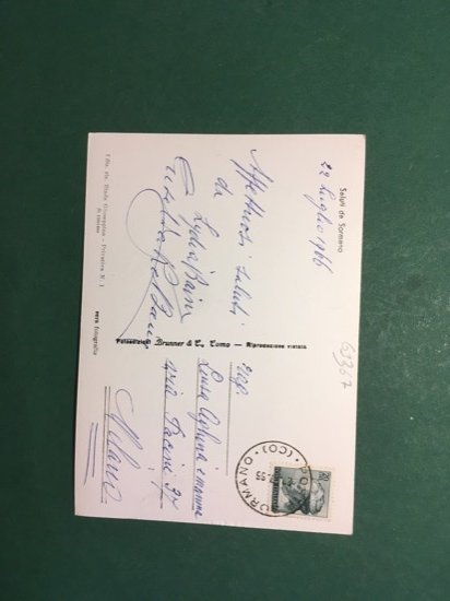 Cartolina Sormano - 1966
