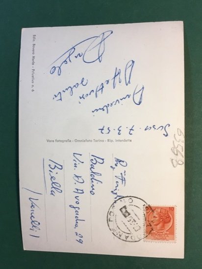 Cartolina Susa - Carnia Clemente Henzy - 1957