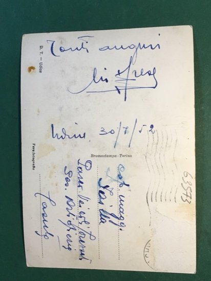 Cartolina Udine - Piazzale Osoppo e Vialee Volontari della Libertà …