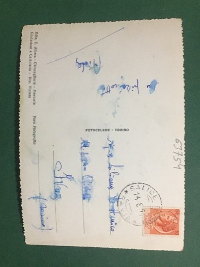 Cartolina Salice Terme - Grande Albergo - 1960