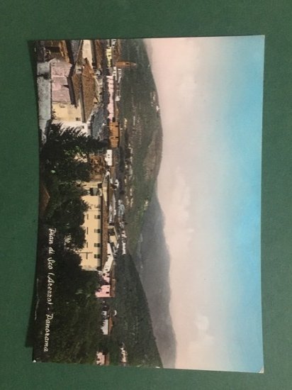 Cartolina Pian di Sco - Arezzo - Panorama - 1962