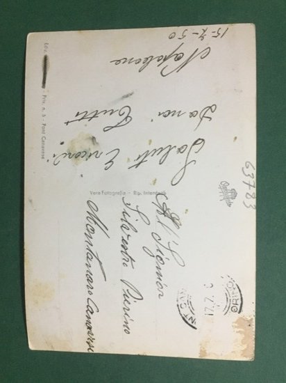 Cartolina Pont Canavese - Stazione e Panorama - 1950