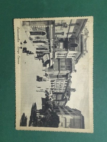 Cartolina Civitavecchia - Lagro Cavour - 1921