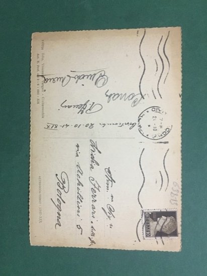 Cartolina Civitavecchia - Lagro Cavour - 1921