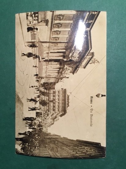 Cartolina Roma - Via Nazionale - Replica - 1960 ca.